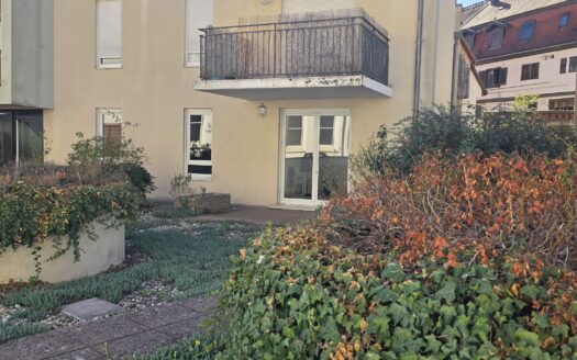 Sélestat – 4 pièces en rez-de-jardin avec terrasses et jardin