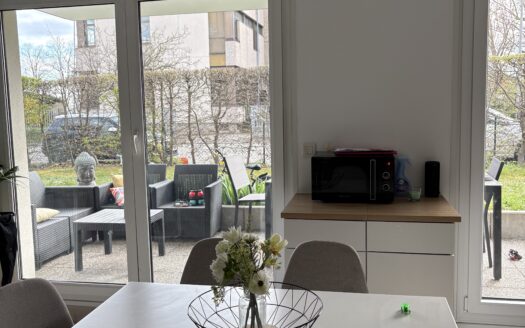Appartement 3 pièces à Selestat en rez de jardin avec garage et parking